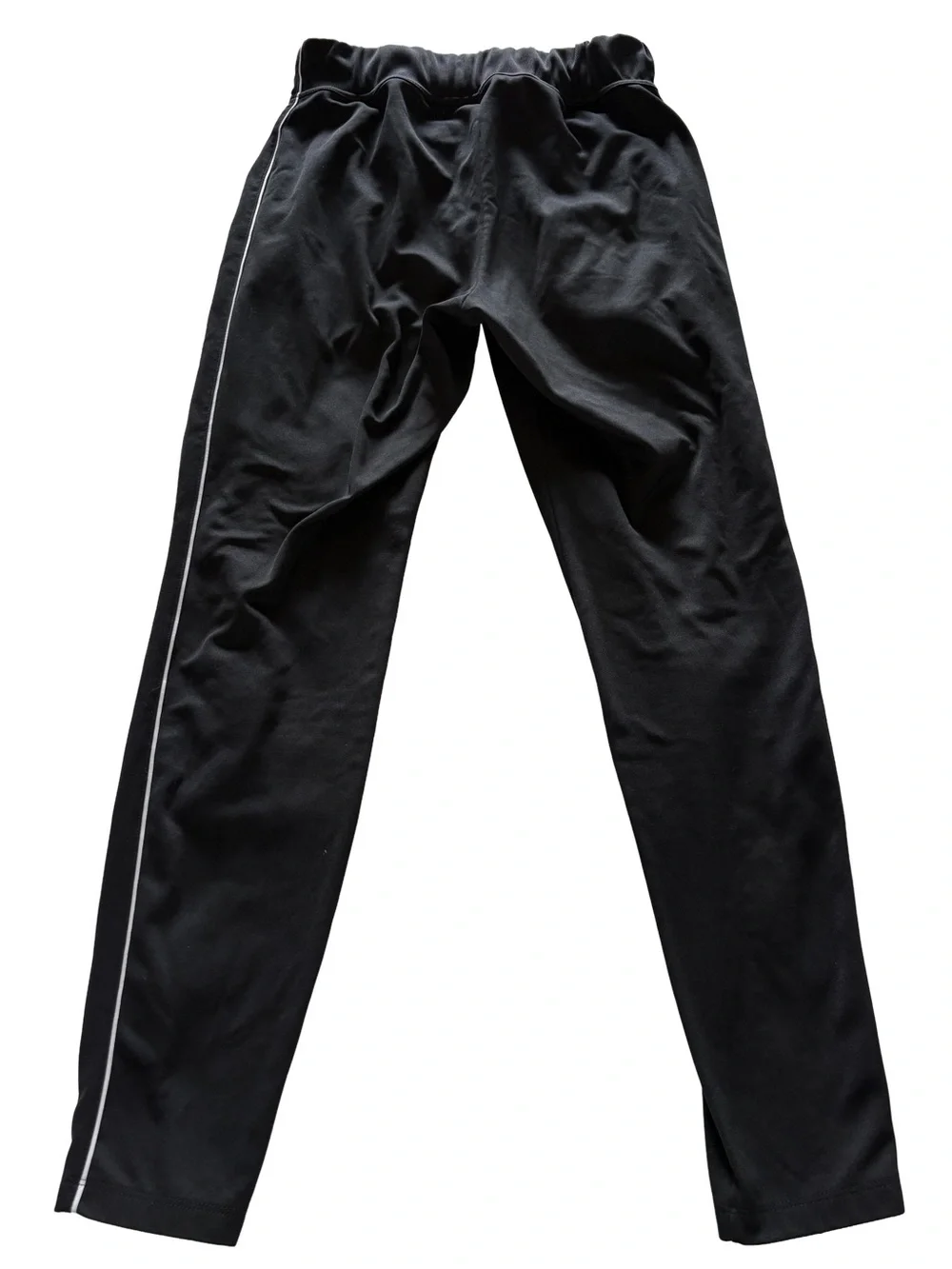 Black Women’s Track Pants with White Piping